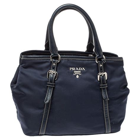 blue and white prada bag|navy blue prada bag.